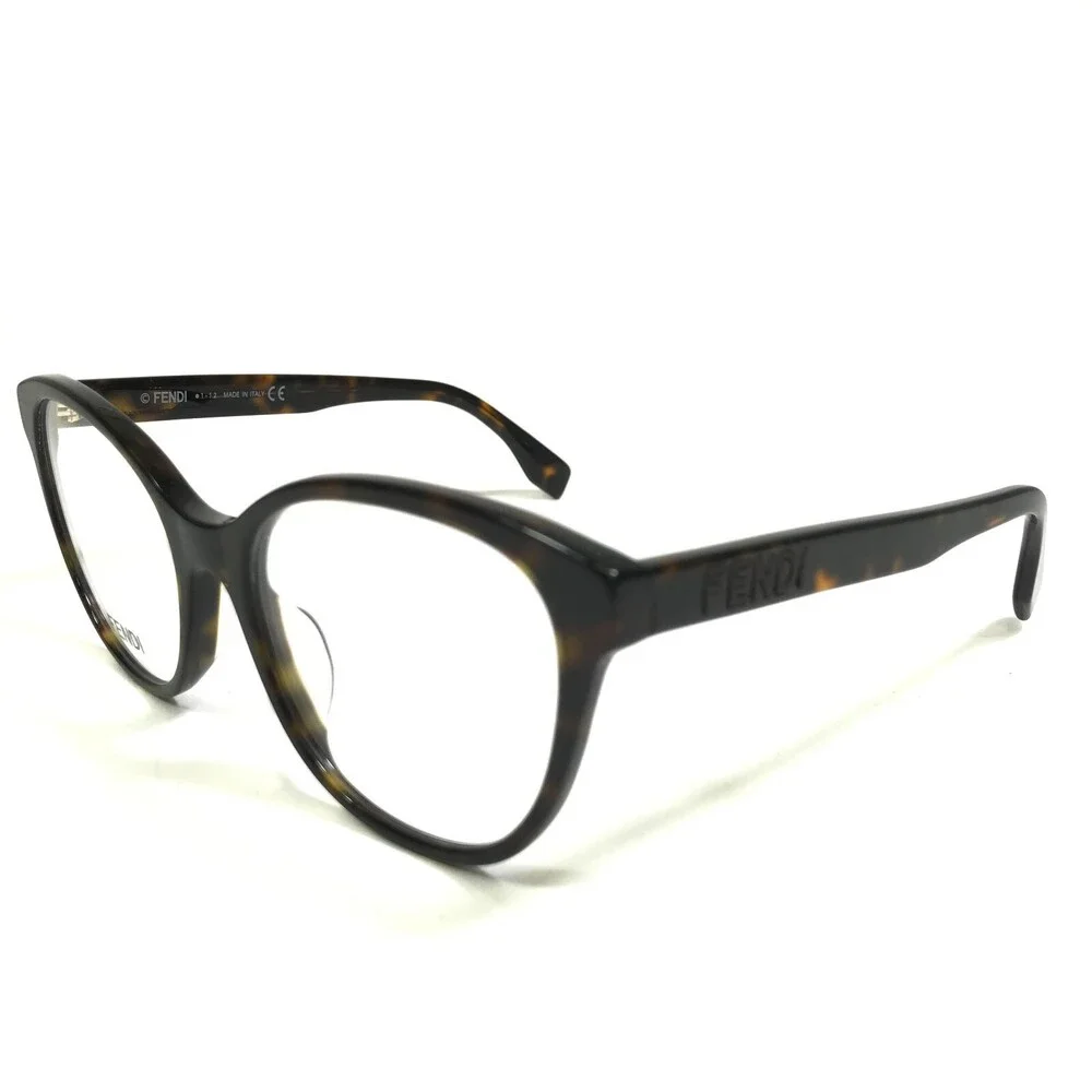 Fendi Eyeglasses Frames FE50024I 053 Tortoise Cat Eye Full Rim 52-18-140